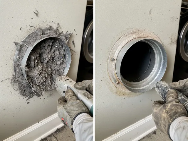 Professional clogged vent cleaning by Stoneham Dryer Vent Cleaning in Stoneham